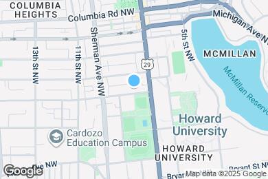 Map image of the property - 727 Euclid St NW