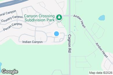 Map image of the property - 5858 Blonde Canyon