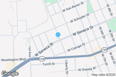 Map image of the property - 153 W Seneca St