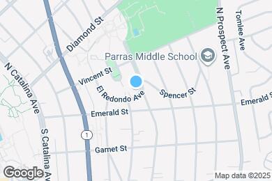 Map image of the property - 612 El Redondo Ave