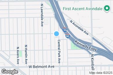 Map image of the property - 3346 N Central Park Ave