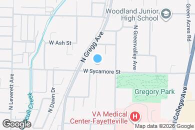 Map image of the property - 1774 N Gregg Ave