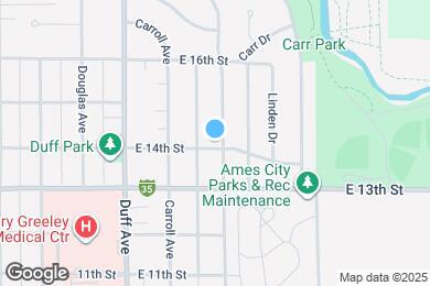 Map image of the property - 1405 Maxwell Ave