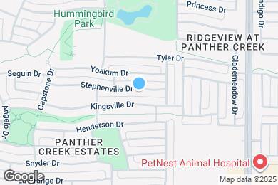 Map image of the property - 11923 Stephenville Dr
