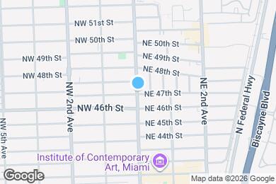 Map image of the property - 4715 N Miami Ave