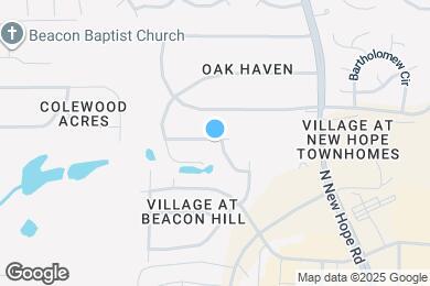 Map image of the property - 1751 Beacon Bluff St