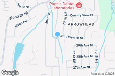 Map image of the property - 2655 6th St NE