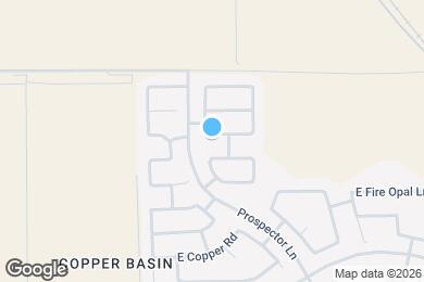 Map image of the property - 4059 E Aragonite Ln