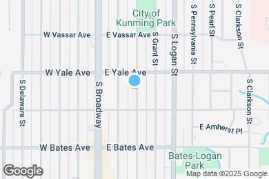 Map image of the property - 2731 S Sherman St