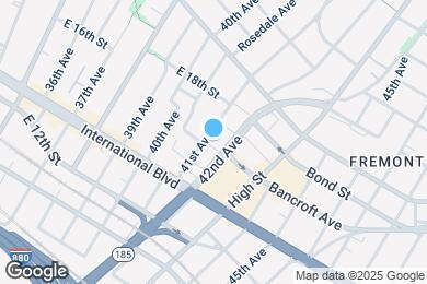 Map image of the property - 1600 41st Ave