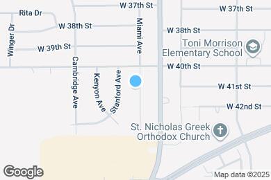 Map image of the property - 4100 Miami Ave