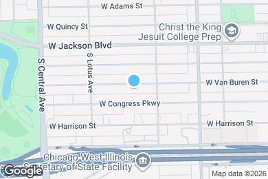 Map image of the property - 5337 W Van Buren St