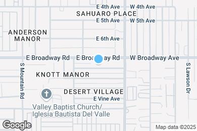 Map image of the property - 11502 E Crescent Ave