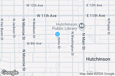Map image of the property - 815 N Adams St