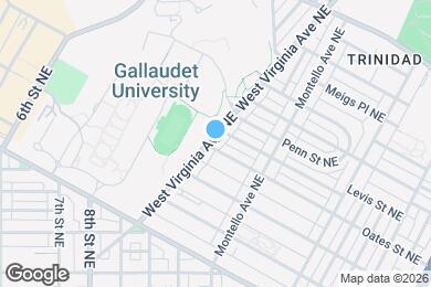 Map image of the property - 1403 West Virginia Ave NE