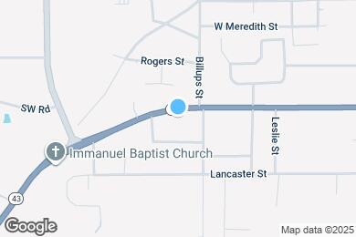 Map image of the property - 2000 W Pinecrest Dr