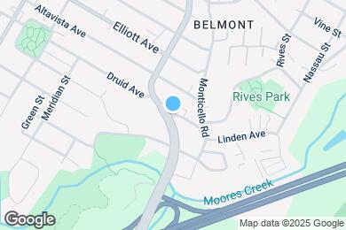 Map image of the property - 1105 Druid Ave