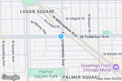 Map image of the property - 2336 N Sacramento Ave