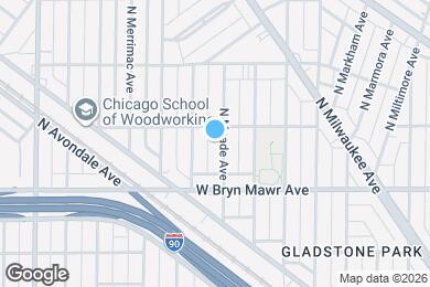 Map image of the property - 5644 N Meade Ave
