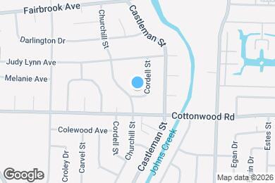 Map image of the property - 2881 Cordell St