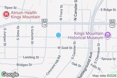 Map image of the property - 401 W Mountain St