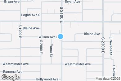 Map image of the property - 1786 S 2100 E