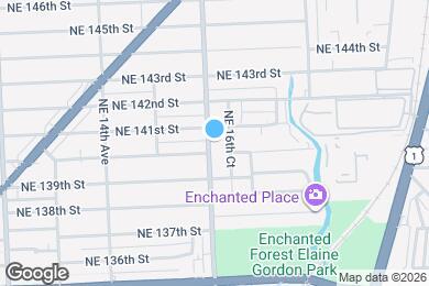 Map image of the property - 14065 NE 16th Ave