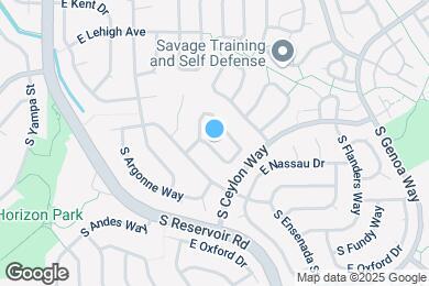 Map image of the property - 18984 E Mercer Dr