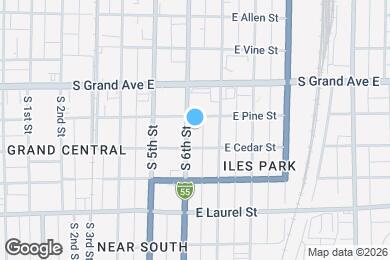 Map image of the property - 1512 S 6th St