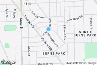 Map image of the property - 1109 E University Ave