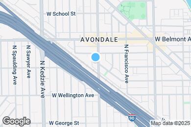 Map image of the property - 3104 N Sacramento Ave