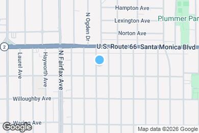 Map image of the property - 1022 N Genesee Ave