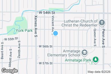 Map image of the property - 5525 Vincent Ave S
