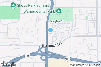 Map image of the property - 21931 Burbank Blvd