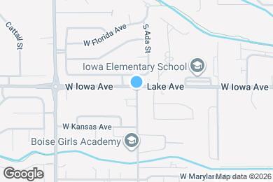 Map image of the property - 1507 S Horton St