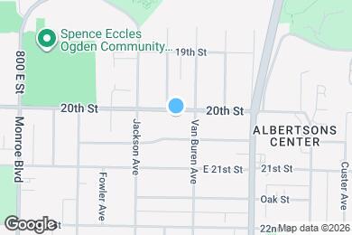 Map image of the property - 1061 20th St