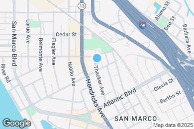 Map image of the property - 1631 Thacker Ave