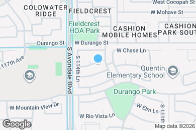 Map image of the property - 11363 W Overlin Dr