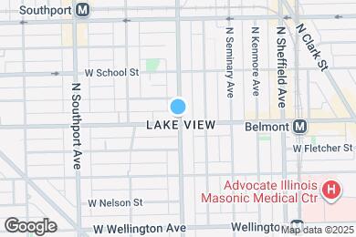 Map image of the property - 3202 N Racine Ave