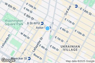 Map image of the property - 445 Lafayette St