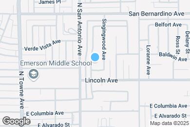 Map image of the property - 1308 Claremont Pl