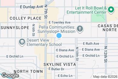 Map image of the property - 811 E Alice Ave