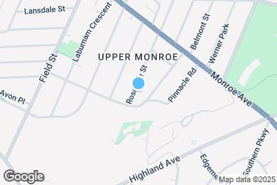 Map image of the property - 40 Rosedale St