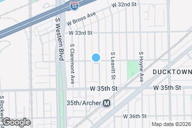 Map image of the property - 3402 S Bell Ave
