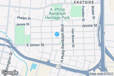 Map image of the property - 725 Pippin St
