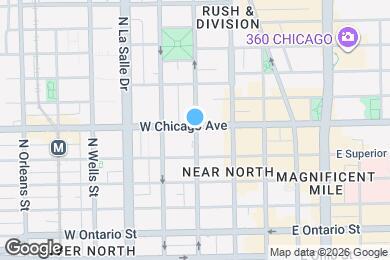 Map image of the property - 798 N Dearborn St