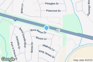 Map image of the property - 956 Boca Raton Dr