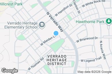 Map image of the property - 20785 W Maiden Ln