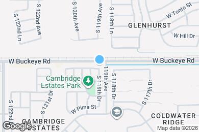 Map image of the property - 11954 W Belmont Dr