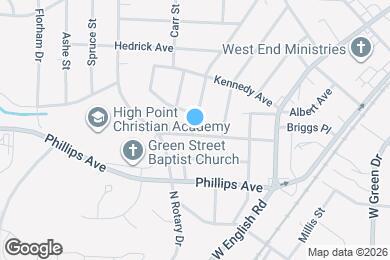 Map image of the property - 412 Barker Ave